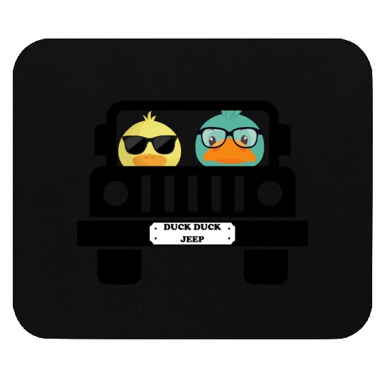 Duck Duck Jeep Mouse Pads