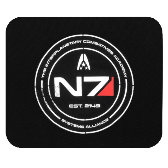 N7 Mass Effect Commander Shepherd Mouse Pads
