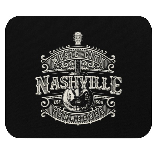 Music City Nashville Guitar Mouse Pads