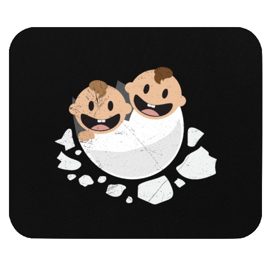 Baby Hatching Twins Newborn Funny Gift Idea Mouse Pads
