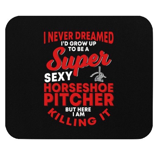 Horseshoe Pitcher Mouse Pads