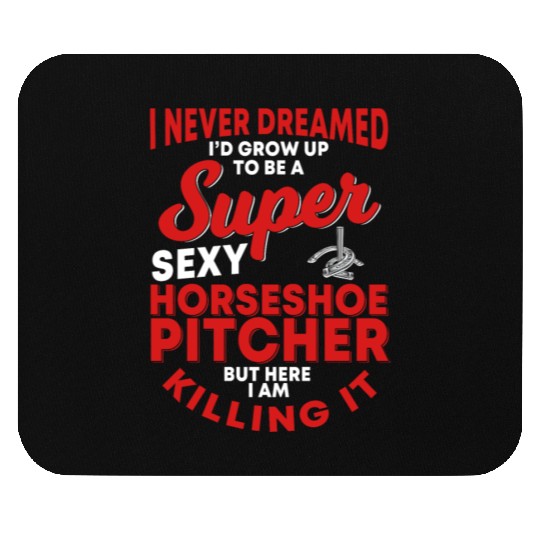 Horseshoe Pitcher Mouse Pads