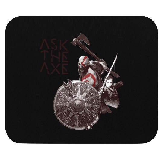 God Of War Ask The Axe Mouse Pads