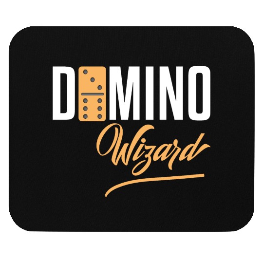 Domino Wizard Funny Dominoes Game Player novelty Mouse Pads