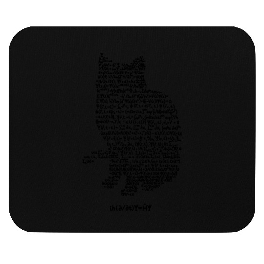 Cat professor gift physics school atom Mouse Pads