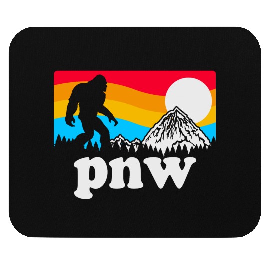 PNW Pacific Northwest Bigfoot Mouse Pads