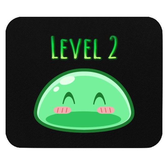 Cute Green Dungeon Slime Monster Weird Anime Mouse Pads