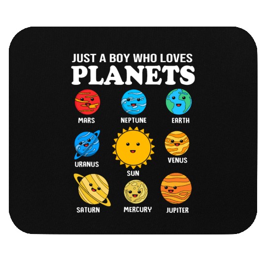 Solar System Science Just A Boy Who Loves Planets Mouse Pads