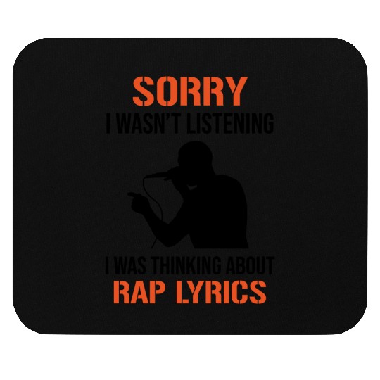 Rapper MC Hip Hop Rap Lyrics Freestyle Quote Mouse Pads