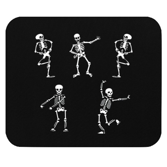 skeleton , Dancing Skeleton, Halloween , Dancing Mouse Pads