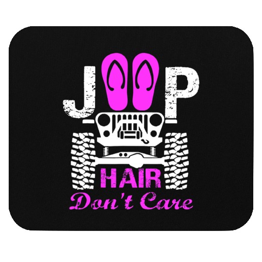 Jeep Hair Don't Care Mouse Pads