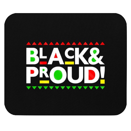 Black and Proud Mouse Pads
