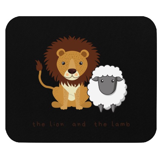 The Lion and the Lamb Mouse Pads