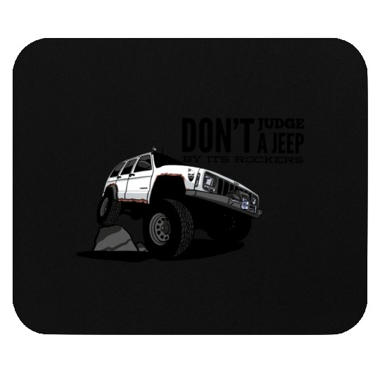 Don't Judge A Jeep Mouse Pads by The Bearded