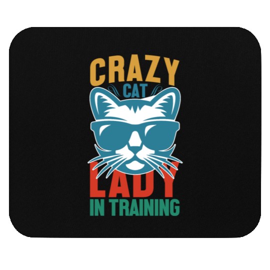 Crazy cat lady Mouse Pads