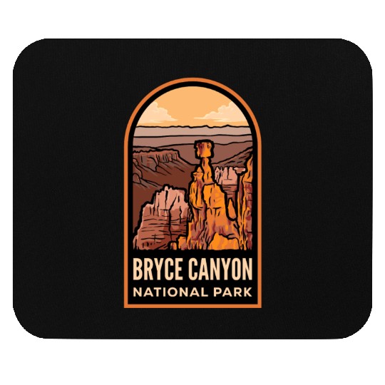 Bryce Canyon National Park Badge Mouse Pads