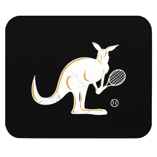 Australia Kangaroo Tennis Player Funny Gift Idea Mouse Pads