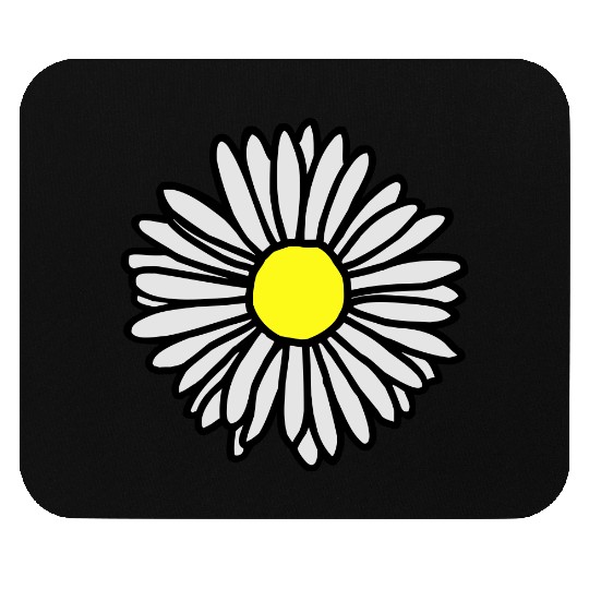Daisy Flower Bloom Mouse Pads