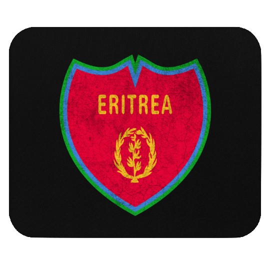 Eritrea Vintage crest flags design Mouse Pads