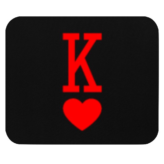 King of Hearts King Queen Couple Halloween Costume Mouse Pads