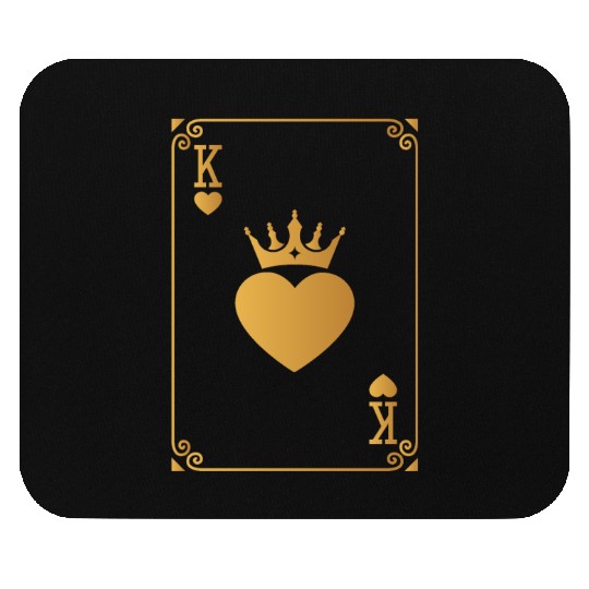 King of Hearts King Queen Couple Halloween Costume Mouse Pads