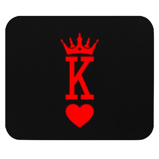 King of Hearts King Queen Couple Halloween Costume Mouse Pads