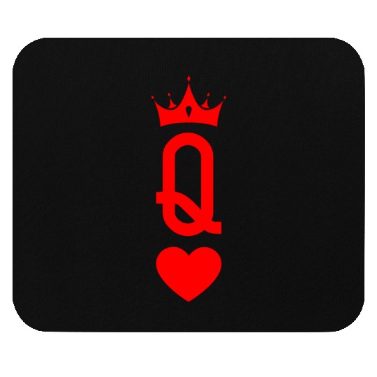 Queen of Heart King Queen Couple Halloween Costume Mouse Pads