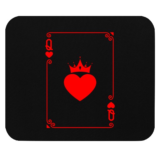 Queen of Heart King Queen Couple Halloween Costume Mouse Pads
