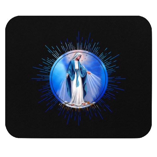 Virgin mary madonna maria ave maria catholic bibel Mouse Pads