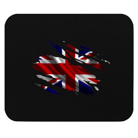 United Kingdom Ripped Flag Mouse Pads