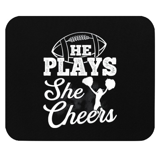 Cheer Mom Football Son Mouse Pads