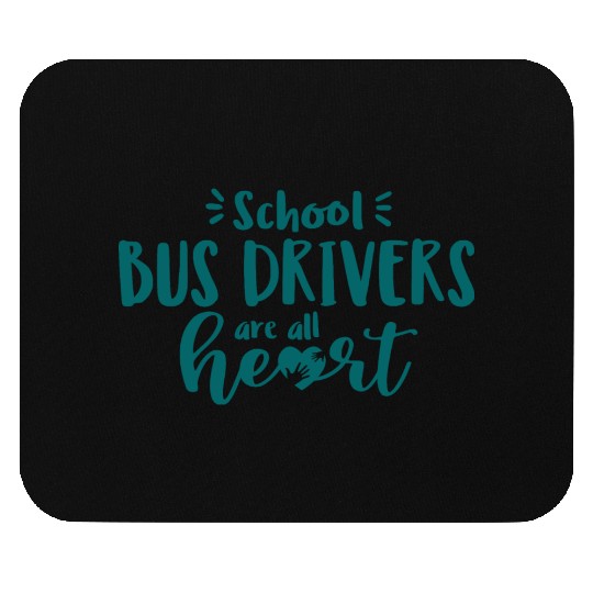 Schoolbus driver, school bus driver Mouse Pads
