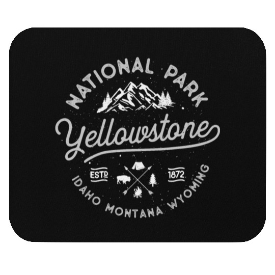 YStone US National Park Bison Buffalo Vintage Mouse Pads