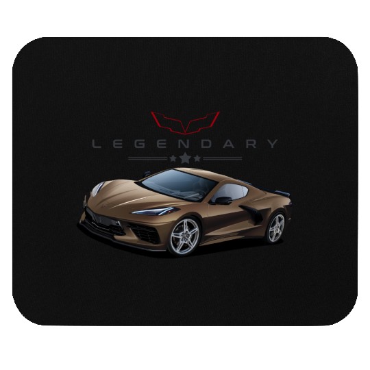 Bronze American Supercar Mouse Pads
