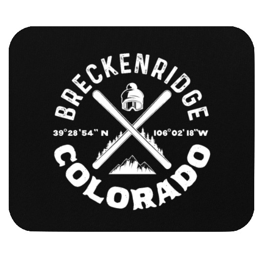 Breckenridge Colorado, Skiing Mouse Pads