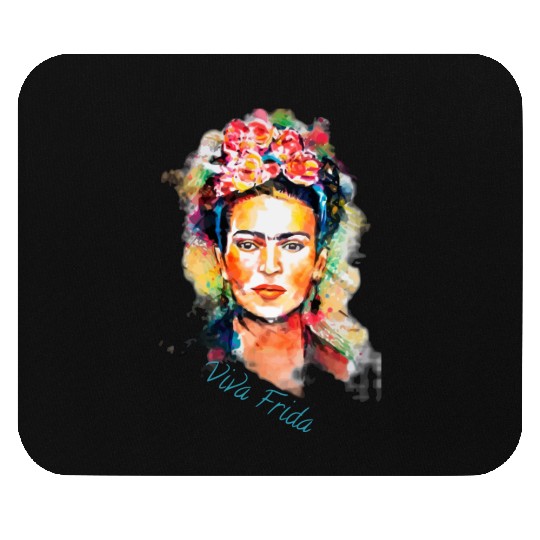 Frida Kahlo Viva Frida Bold And Beautiful Watercol Mouse Pads