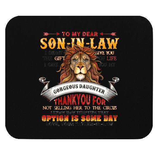 Son-In-Law Quote Mouse Pads