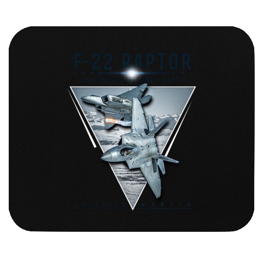 F 22 Raptor US Airborne Fighter Pilot Mouse Pads