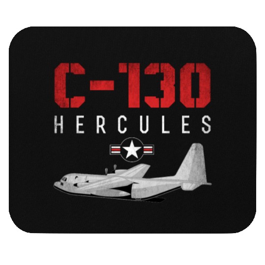 C 130 Hercules US Airborne Fighter Pilot Mouse Pads
