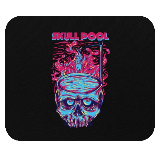 Skull pool Mouse Pads