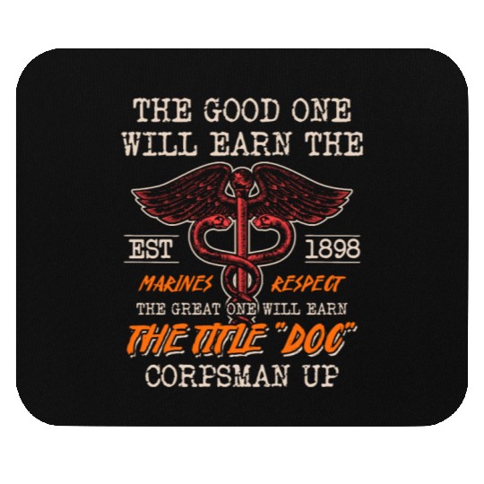 DOC Devil US Navy Corpsman Badass Army Veteran Mouse Pads