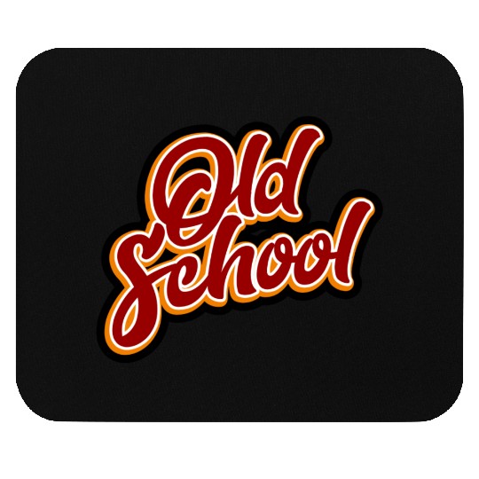 Old School tees Mouse Pads