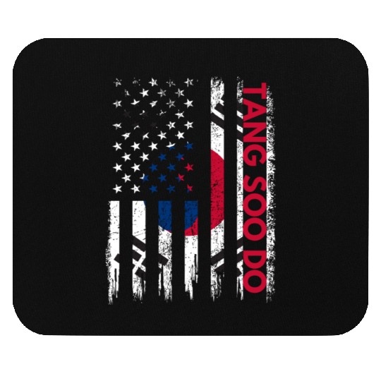Tang Soo Do Karate Martial Arts Training Korean Fl Mouse Pads