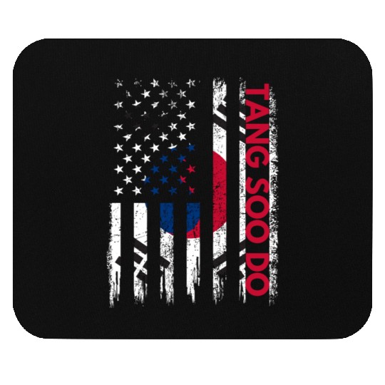 Tang Soo Do Karate Martial Arts Training Korean Fl Mouse Pads