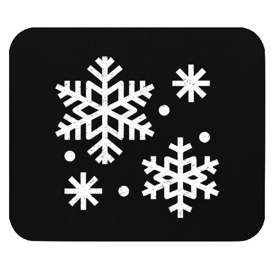 Snowflakes Mouse Pads
