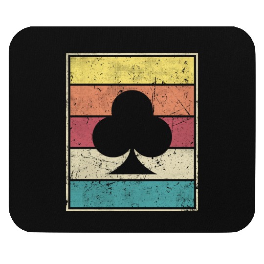 Clubs Playing Card Poker Symbol Mouse Pads
