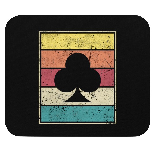 Clubs Playing Card Poker Symbol Mouse Pads