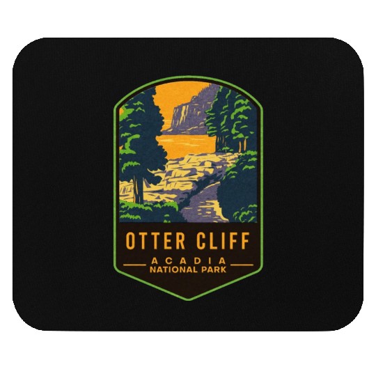 Otter Cliff Acadia National Park Mouse Pads