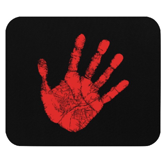 Red Hand - Supporter of MMIW Mouse Pads