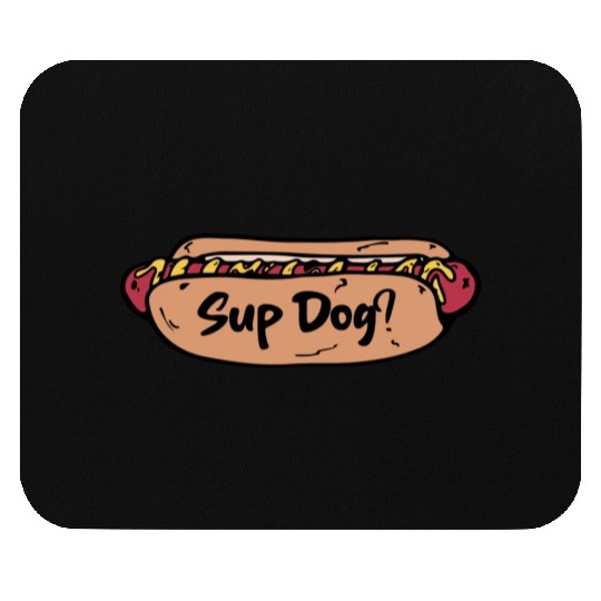 Hot Dog food lover Mouse Pads